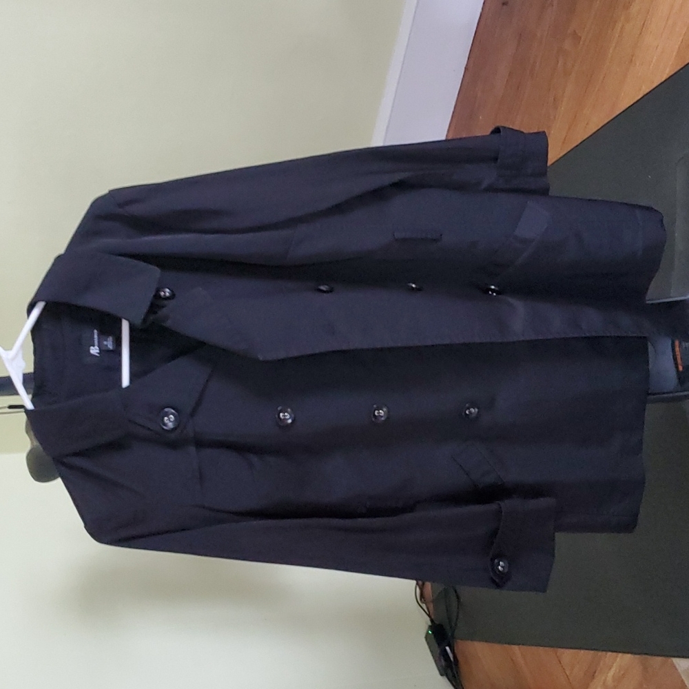 Black women's ABStudio coat. Size 8